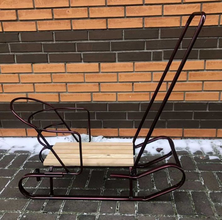 Санки Королівські Бордові Сани