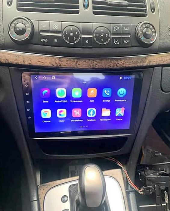 Rádio Android 14 com GPS Mercedes W211/CLS (Artigo Novo)