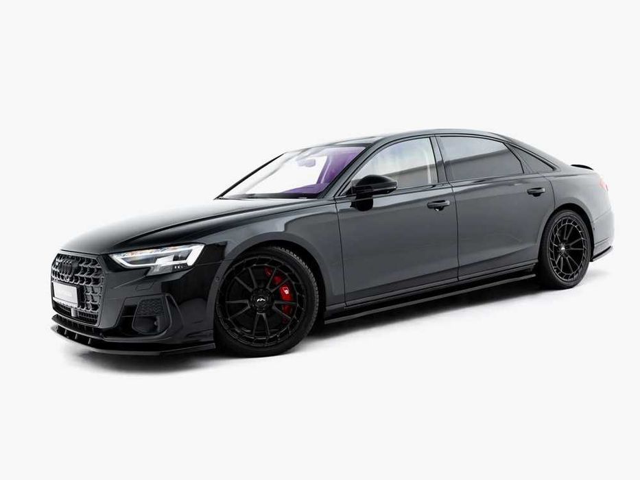 Тюнінг обвіс Audi S8 D5 рест \ A8 D5 S-line (2021+) губа сплиттер пороги диффузор спойлер