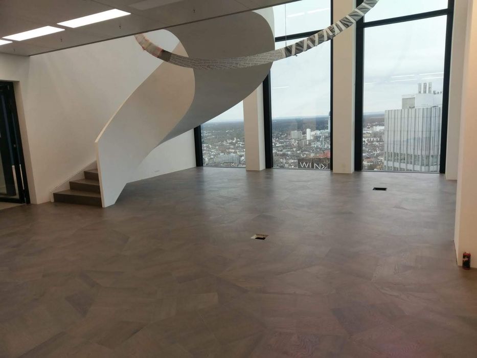 Parkieciarz.Cyklinowanie bezpyłowe Wrocław  Renowacja schodów, układan