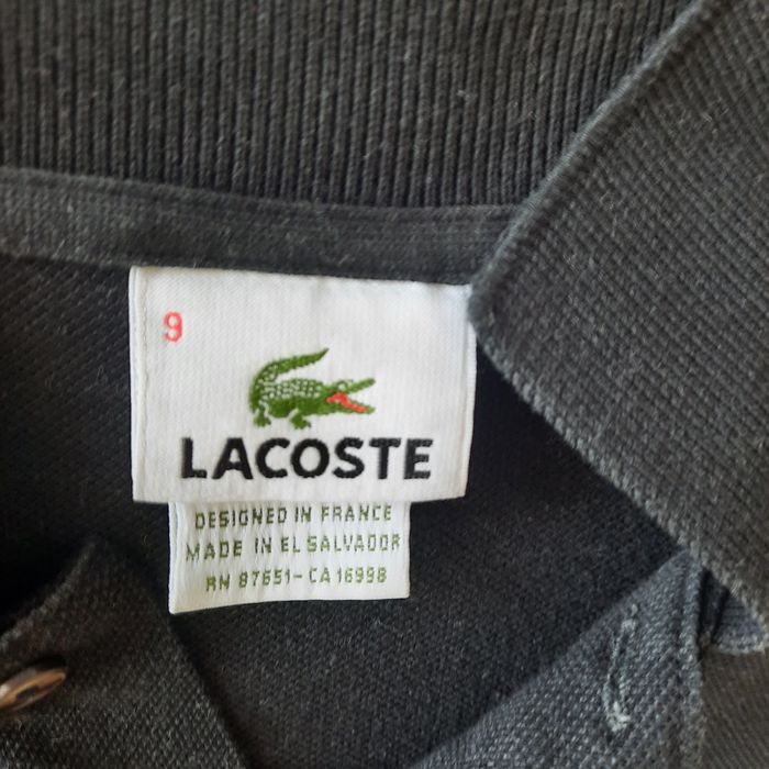 Polo Lacoste czarne