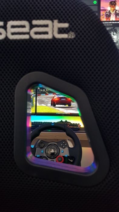 Playseat Evolution + Logitech G29 novo (setup sim racing)