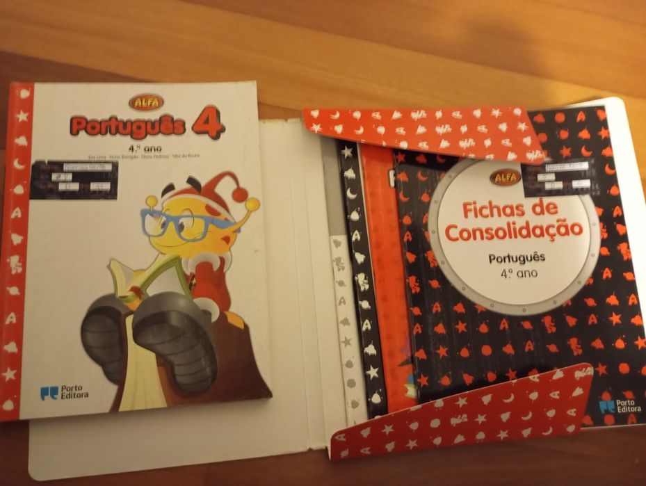 Livros escolares de português