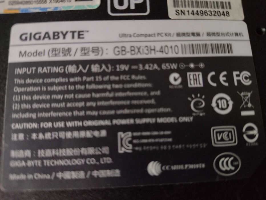 Mini komputer, mini PC Gigabyte 4010