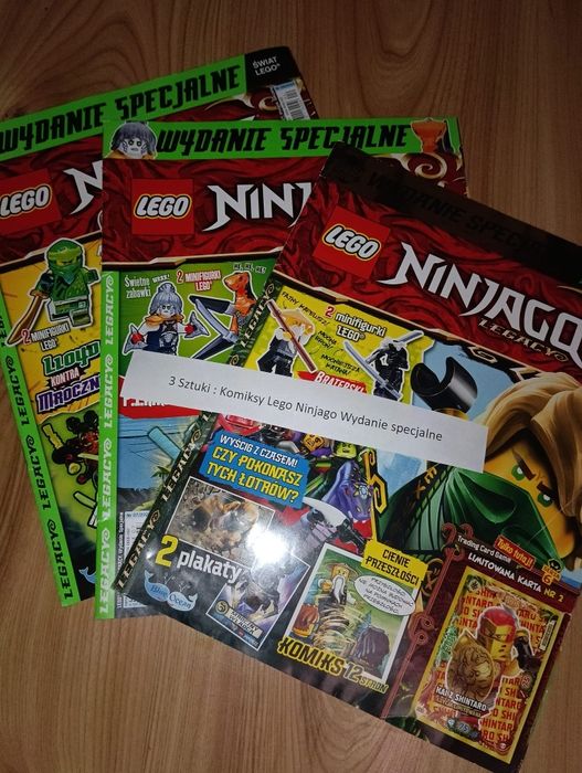 42 gazetki - komiksy Ninjago, 17 Plakatów Ninjago, dużo GRATISÓW