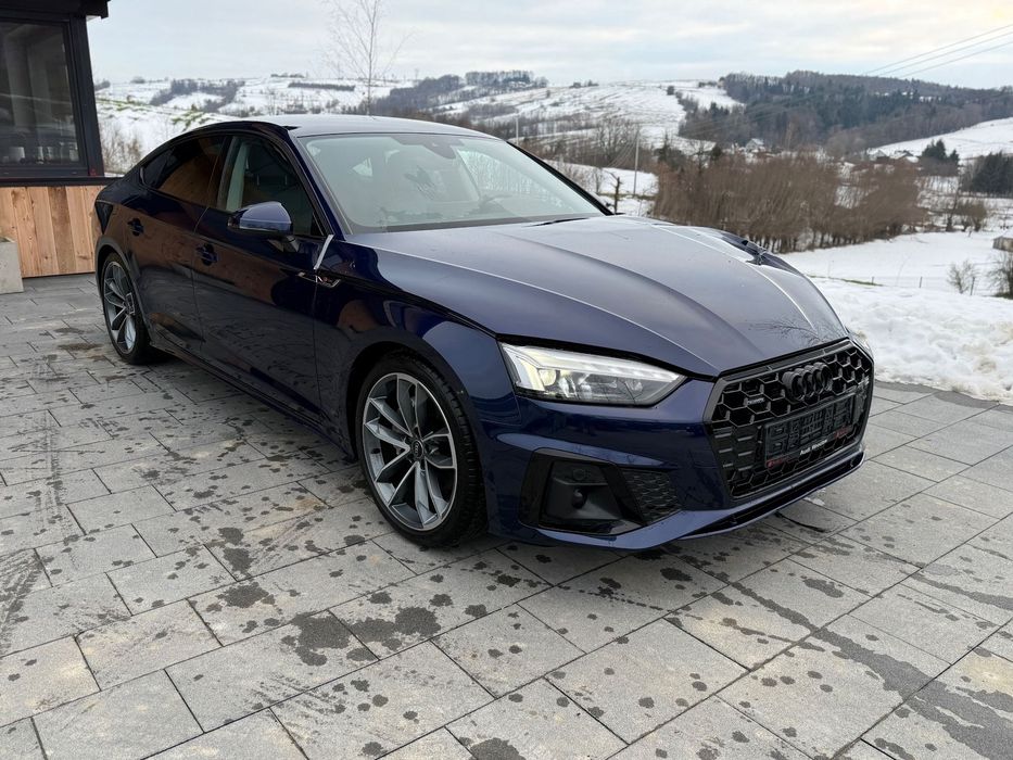 Audi A5 Sportback Salon#Polska#serwis#s-line#quattro#black