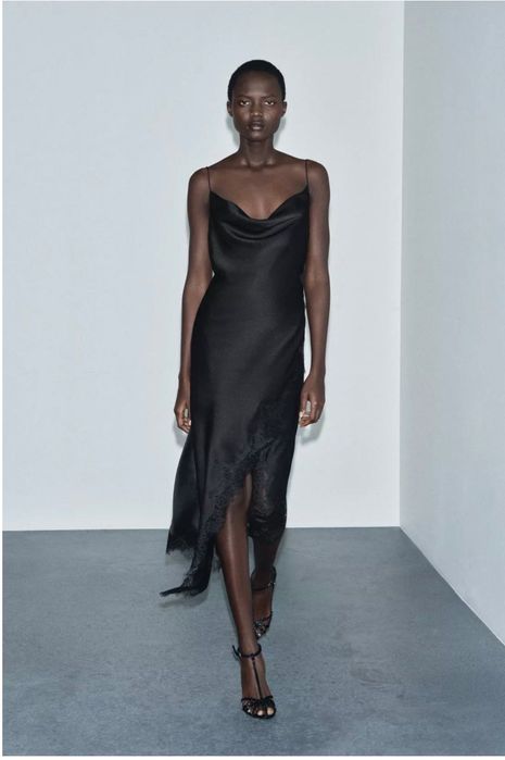 Атласна сукня ZARA