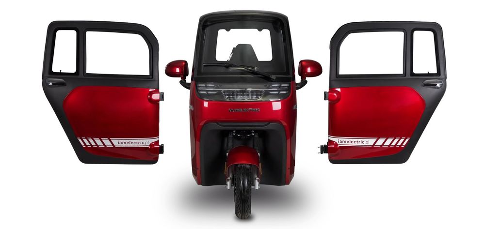Motorower Elektryczny trójkołowy FLIPPER AM lub dowód os Raty 0 Kamera