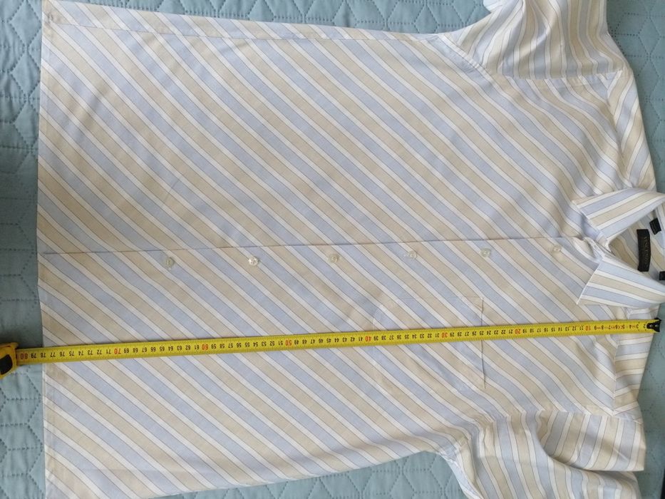 Koszula z krótkim rękawem w paski elegancka