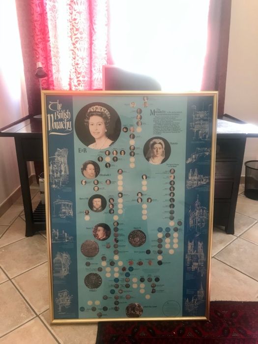 Quadro Isabel II - British Monarchy