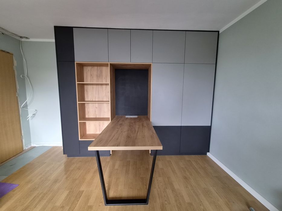 Zabudowa meblowa do salonu / biura