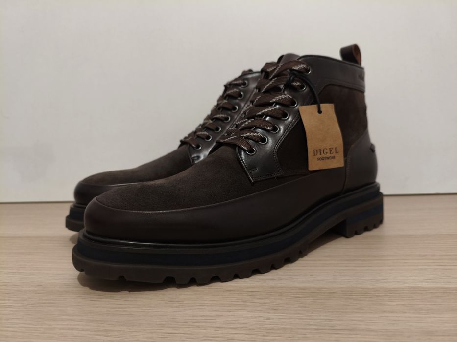 Buty Digel Footwear półbuty męskie skórzane trzewiki lekkie 42 27cm