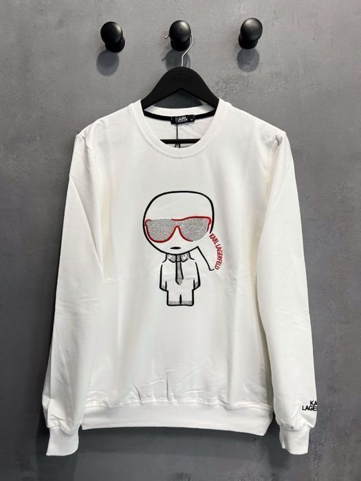 Красный мужской свитшот Karl Lagerfeld, батник мужской