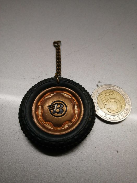 Breloczek Barum JAWA CZ Skoda lata 70te Czechosłowacja PRL prezent