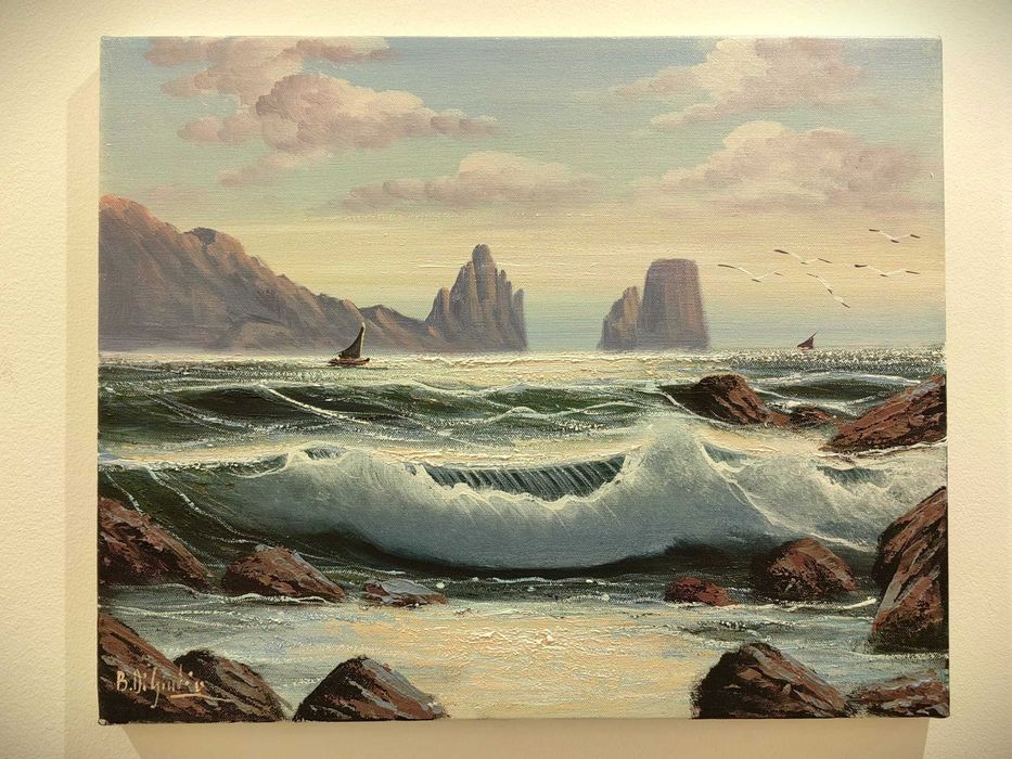 Pintura Bruno Di Giulio, óleo sobre tela