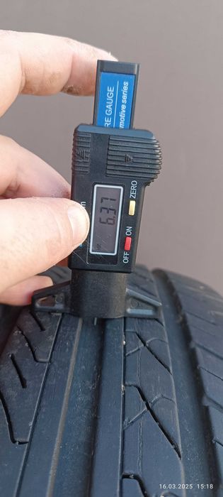 2 opony lato  195/65 R15  6,4mm