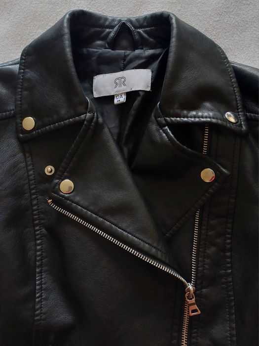 Casaco Estilo Motard Pele, 12A