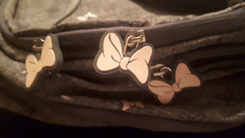 Szary plecak dla dziewczynki Minie Mouse