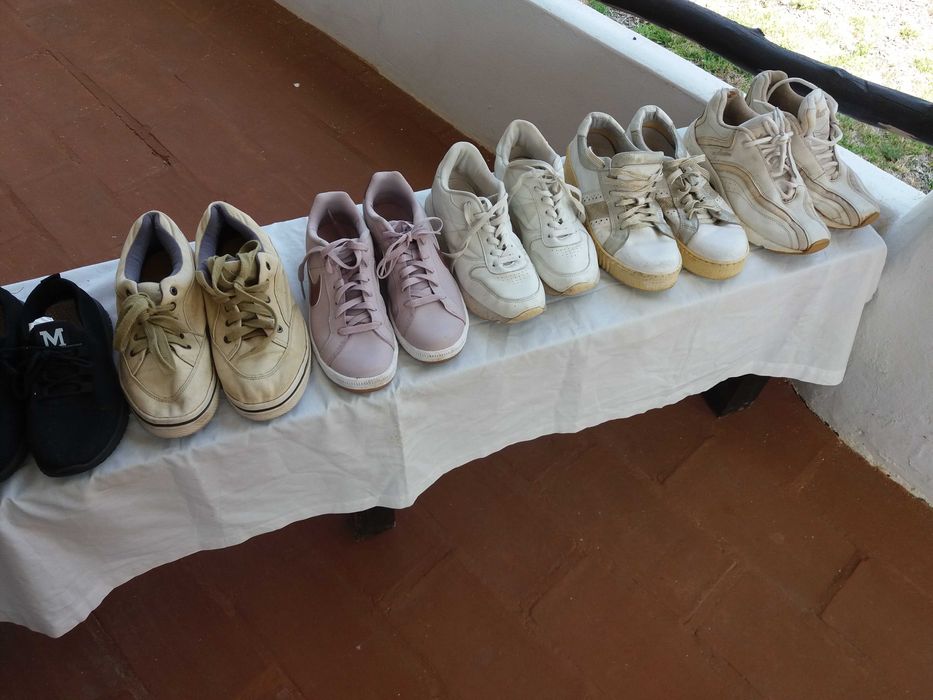 Ténis fato de treino mochila blusoes