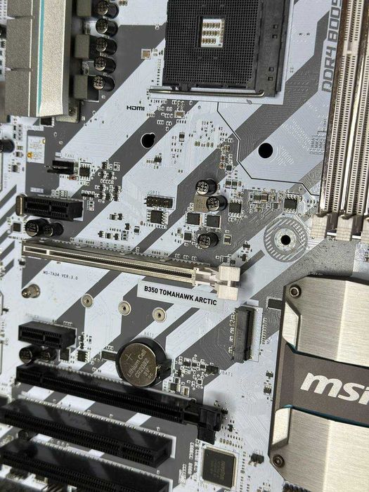 MSI B350 Tomahawk Arctic | МАГАЗИН | БІЛА плата AM4 | Гарантія 90 днів