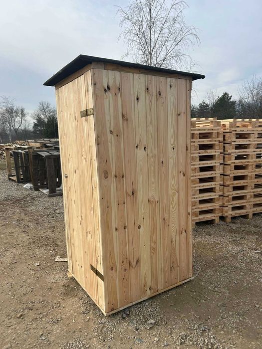 Sławojka wychodek szalet drewniany toaleta wc na budowę lub działkę