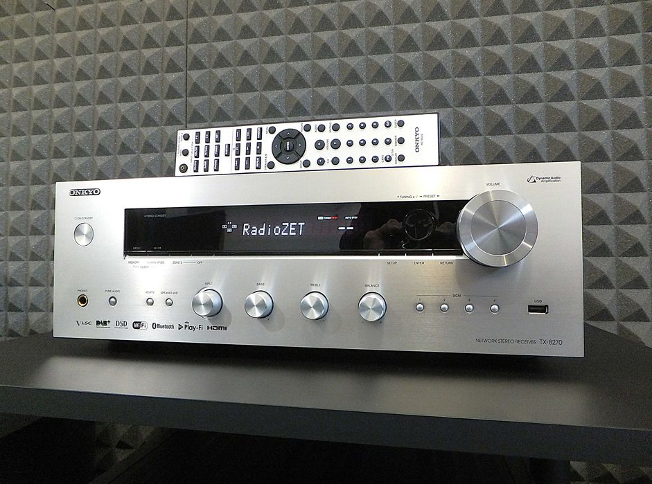 Nowoczesny amplituner stereo ONKYO TX-8270 / Wi-Fi / bluetooth / HDMI / DAB+