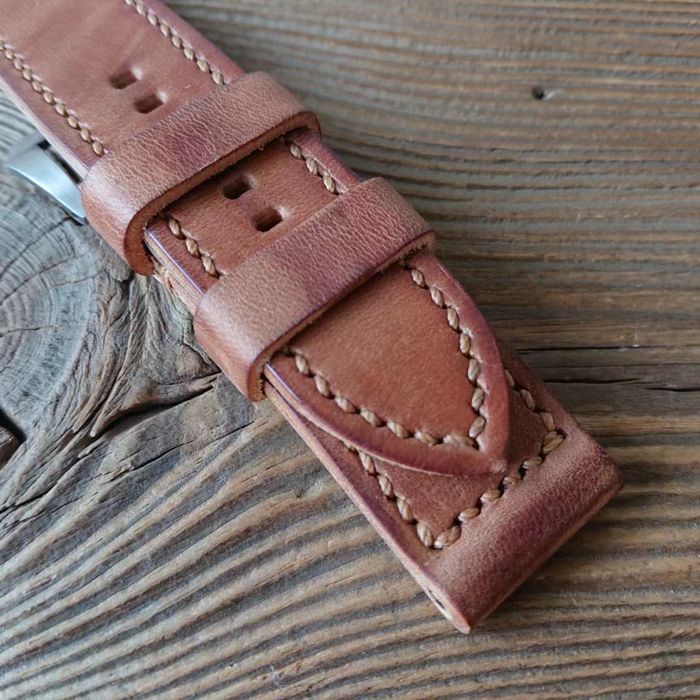 Pasek do zegarka Panerai 26 mm handmade skóra ręcznie robiony