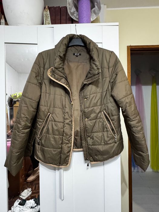 Casaco kispo castanho quente impermeável