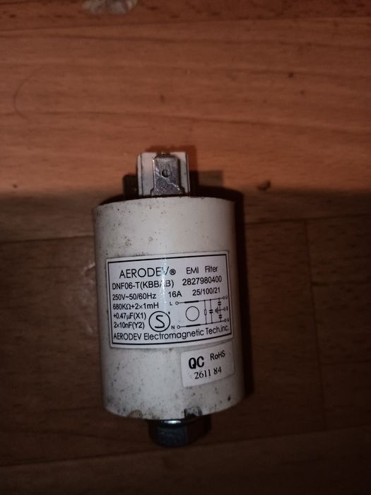 Filtr przeciwzakłóceniowy aerodev EMI filtr DNF06-T ( KBBAB) pralki