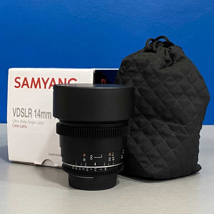 Samyang 14mm T3.1 VDSLR MK2 Cine (Nikon) - 3 ANOS DE GARANTIA