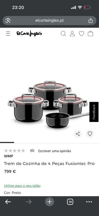 Conjunto de panelas wmf