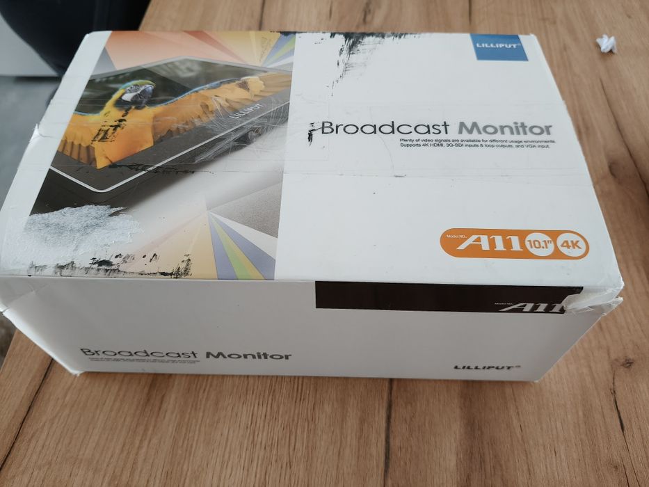 Monitor podglądowy Lilliput A11 10,1" 4K / 3G-SDI / HDMI – FABRYCZNIE NOWY ZESTAW