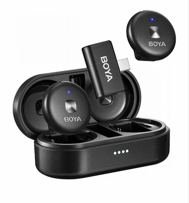 Мікрофонна радіосистема Boya Omic-U USB-C Black