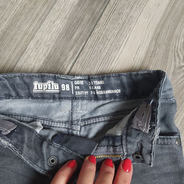 Spodnie jeansy Lupilu r. 98