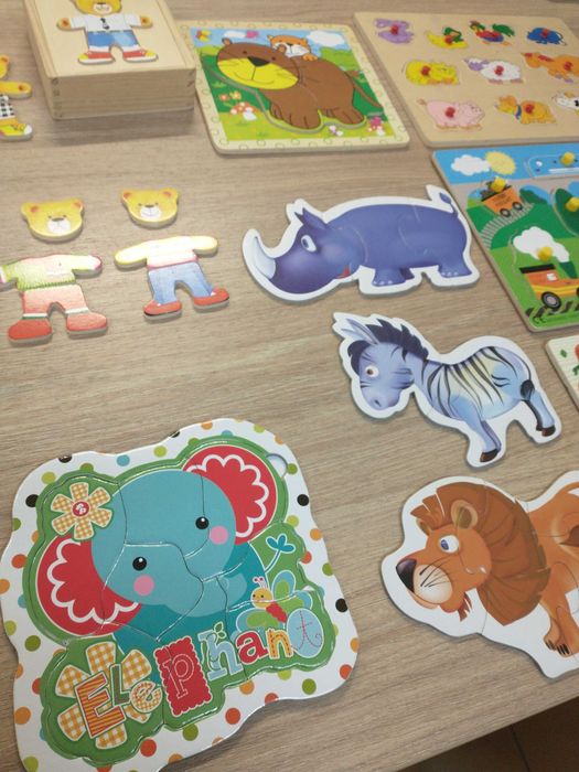 Zabawki Drewniane puzzle