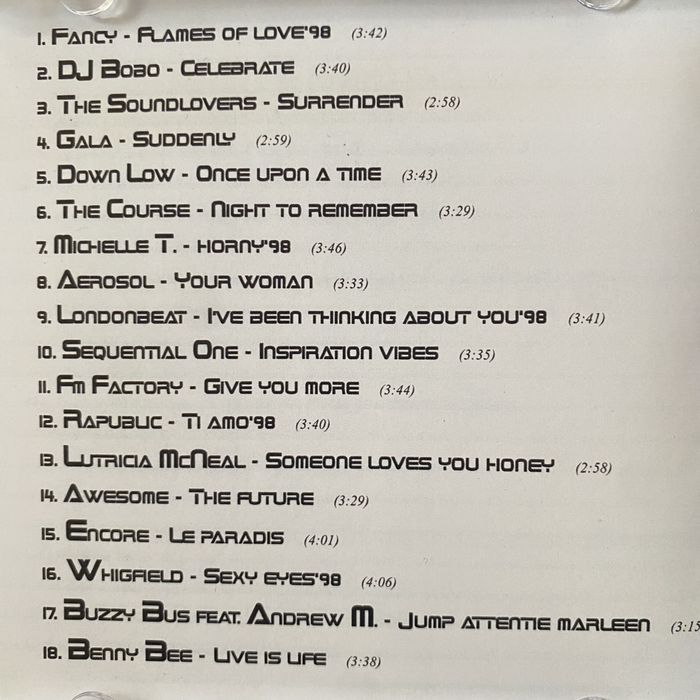 Dance 2000 CD /Compilacja Dance/