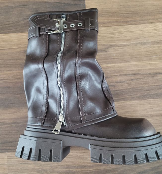 Buty botki damskie typu Biker r. 39