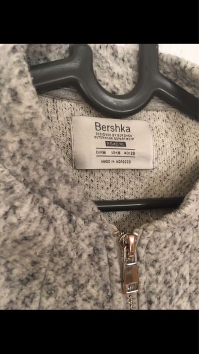 Płaszcz szary bez podszewki Bershka M