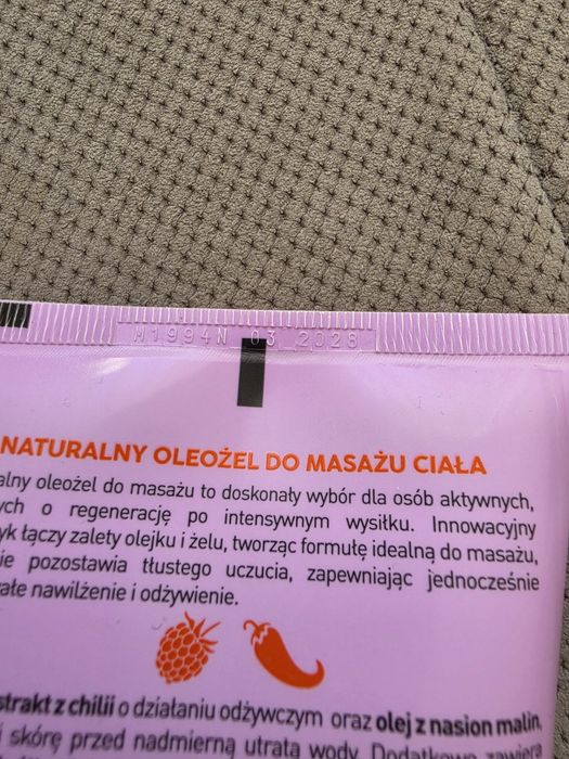 beBIO Start Your Active Training  naturalny oleożel do masażu ciała, 250 ml