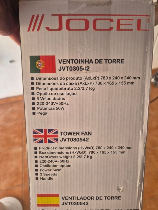 Torre ventoinha Jocel JVT30542