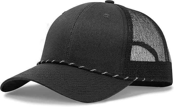 Czapka Trucker regulowana siateczka snapback unisex oddychająca