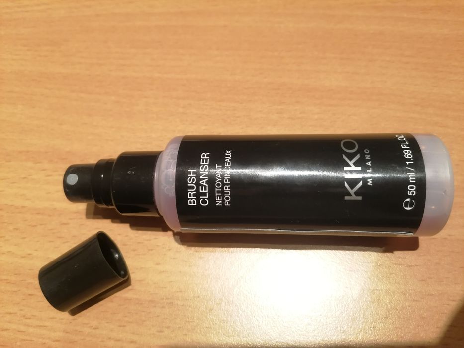 4 Pincéis Kiko Milano +1 Spray de limpeza para pincéis Kiko Milano