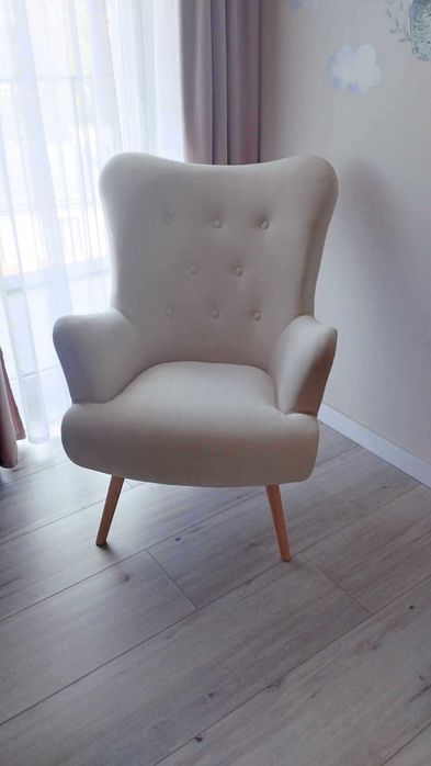 Fotel w stylu skandynawskim