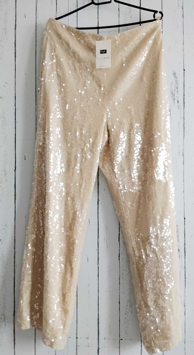 Nowe, cekinowe spodnie, cekiny na różne okazje 14