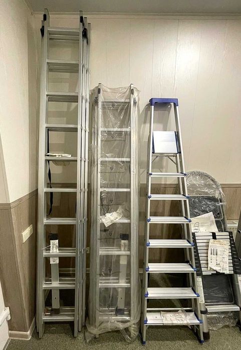 Стремянка, лестница раскладная универсальная, лестница телескопическая