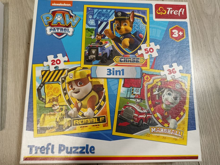 Пазли Щенячий патруль 3в1, Хеллоуїн. Відьми