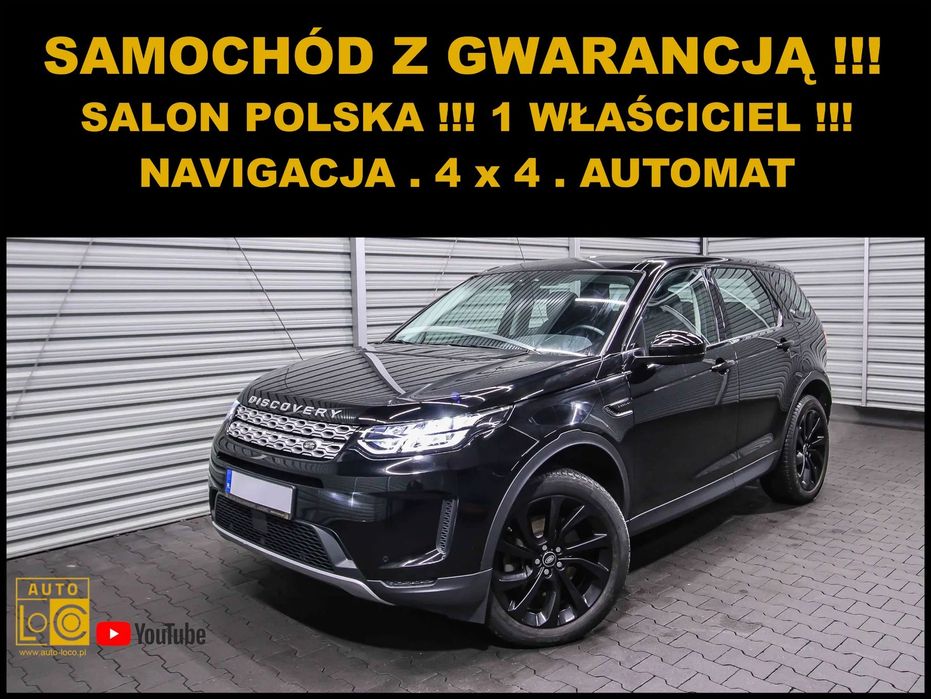 Land Rover Discovery Sport AUTOMAT + 4x4 + Salon POLSKA + 1 Właściciel + Serwis ASO !!!