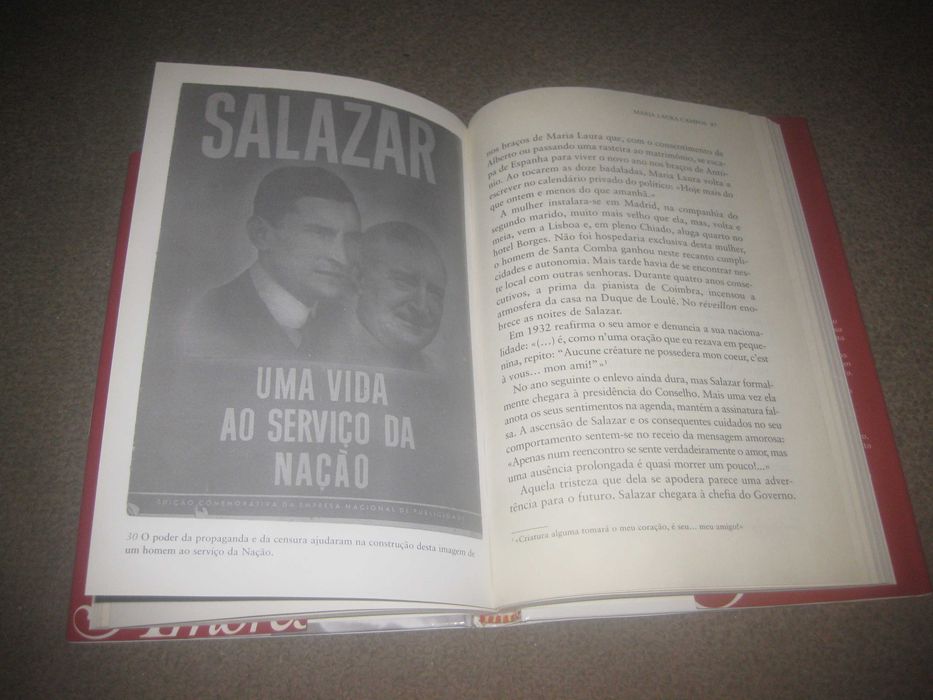 Livro "Os Amores de Salazar" de Felícia Cabrita