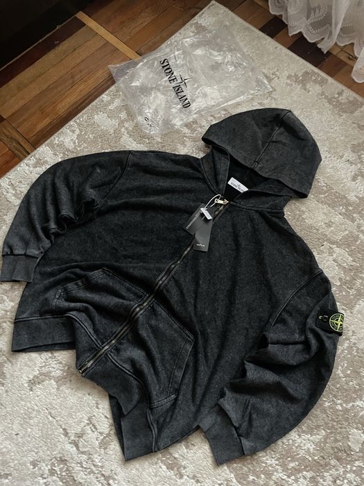 Зіп худі Stone Island Washed зипка зіпка худи стон ісланд исланд айленд