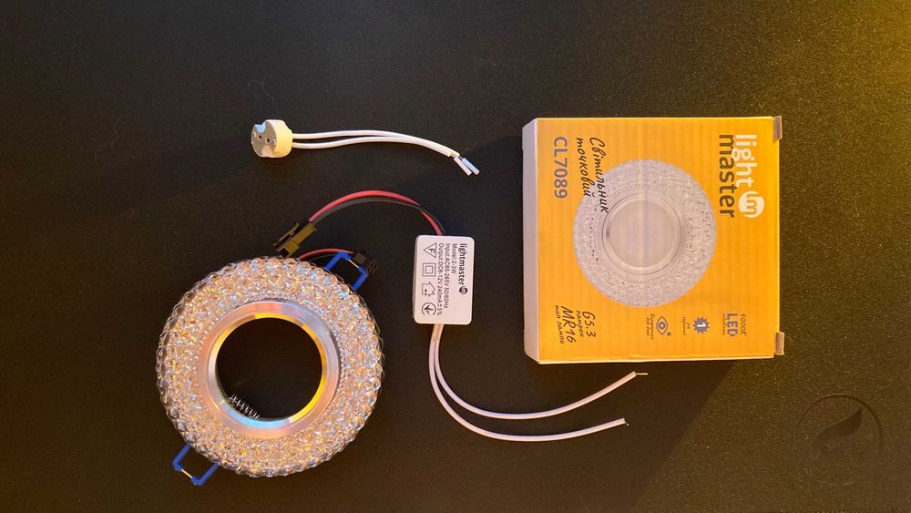 Світильник точковий LightMaster CL7089 4000К прозорий